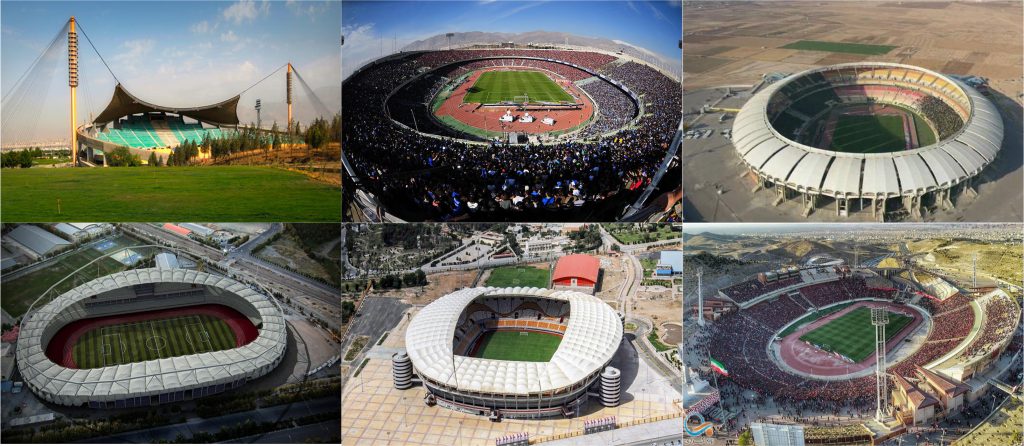 6 استادیوم معروف ایران