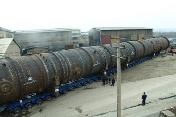 بزرگترین تجهیز پالایشگاه اراک ساخت کارخانه آذراب