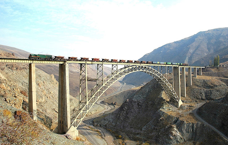 پل قوطور در راه آهن ایران